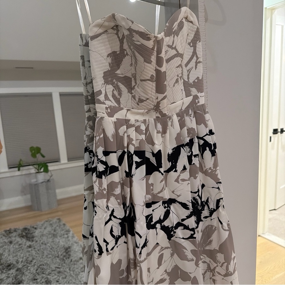 Parker Floral Strapless Dress